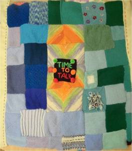 'time to talk' blanket