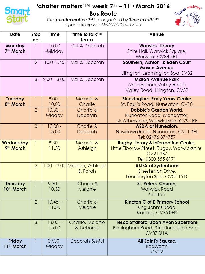 Bus Route 2016 final - extra date Sydenham