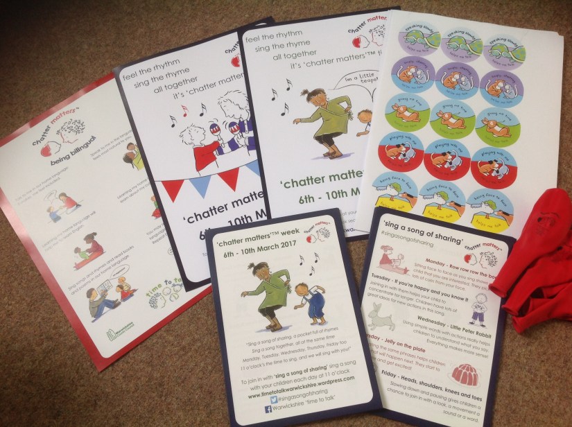 'chatter matters week' resource packs