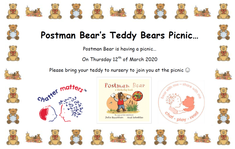 Teddy Bear Picnic Invitation